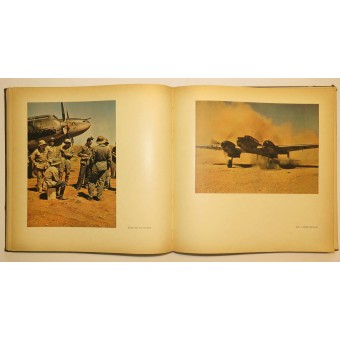 Fliegende Front, 1942, Värillinen, runsaasti kuvitettu kirja.. Espenlaub militaria